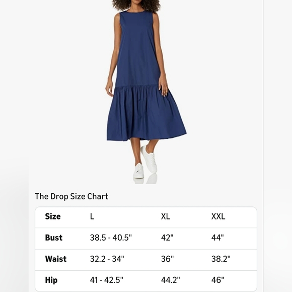 The Drop Dresses & Skirts - Nwt Navy Blue Women's Dress With Pockets And Slip